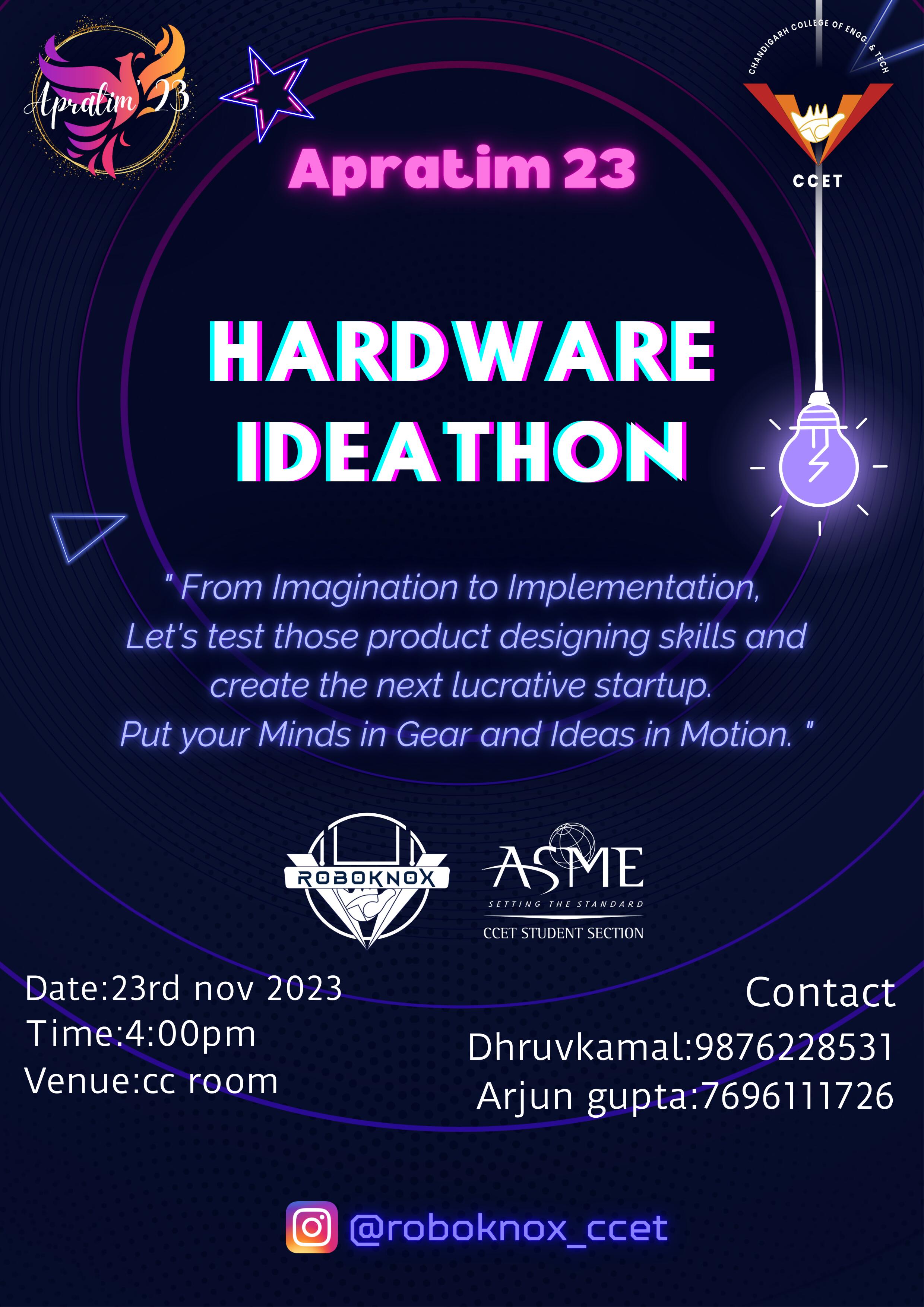 Hardware ideathon